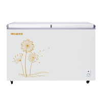 美菱(MELING) 278升 卧式冷柜 家用冰柜商用保鲜柜 双温冰柜自营 蝴蝶门冰箱柜 BCD-278AZ