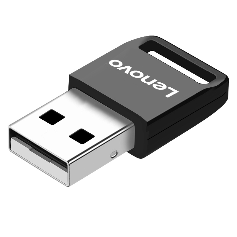 联想（Lenovo）LX1812 蓝牙适配器 USB笔记本电脑台式机接收器 音频发射器 手机耳机蓝牙音响4.0黑色