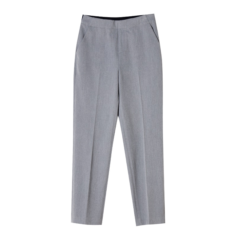 娅丽达女裤2019秋季新款烟管裤女直筒宽松韩版百搭大码显瘦休闲裤I3805