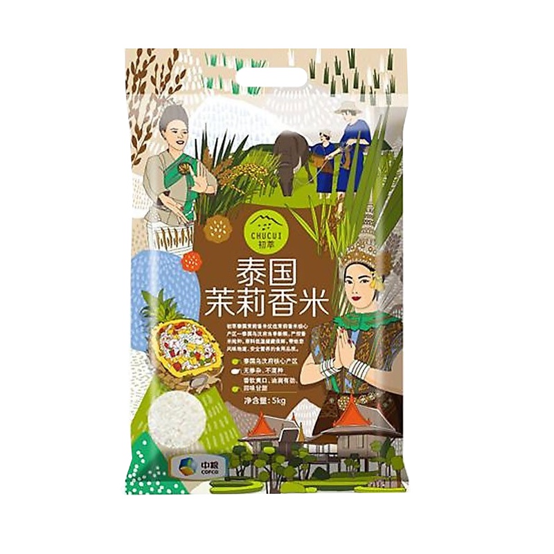 【中粮我买网】中粮初萃 泰国茉莉香米5kg