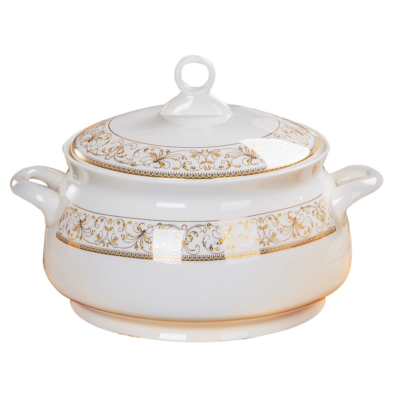 景德镇陶瓷餐具DIY自由组合套装太阳岛骨瓷碗盘碟筷搭配套餐家用宫廷煲