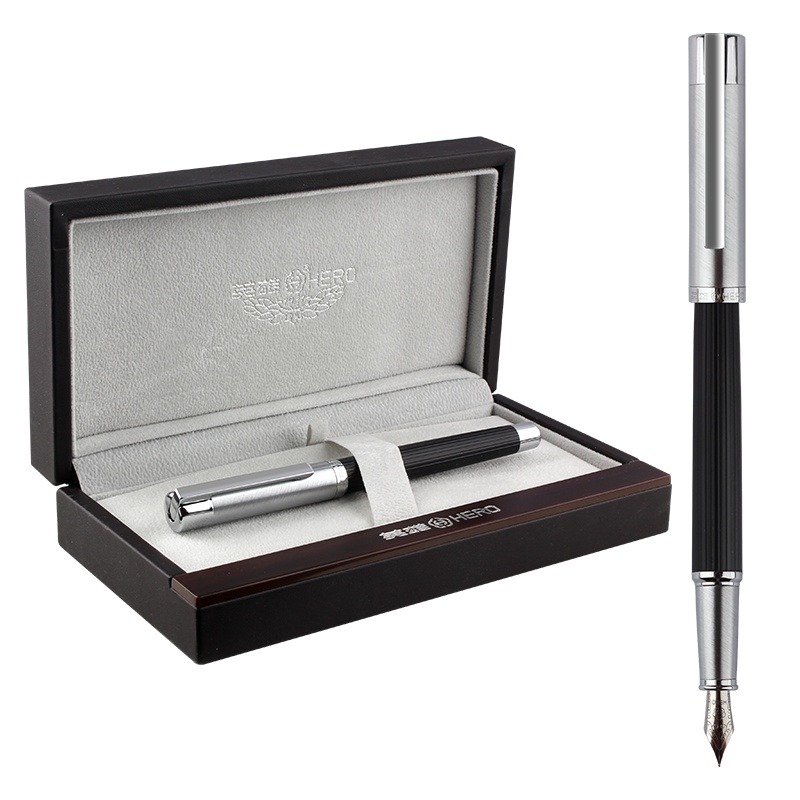 英雄(HERO)钢笔H651 商务办公礼盒装男女士学生练字签字笔