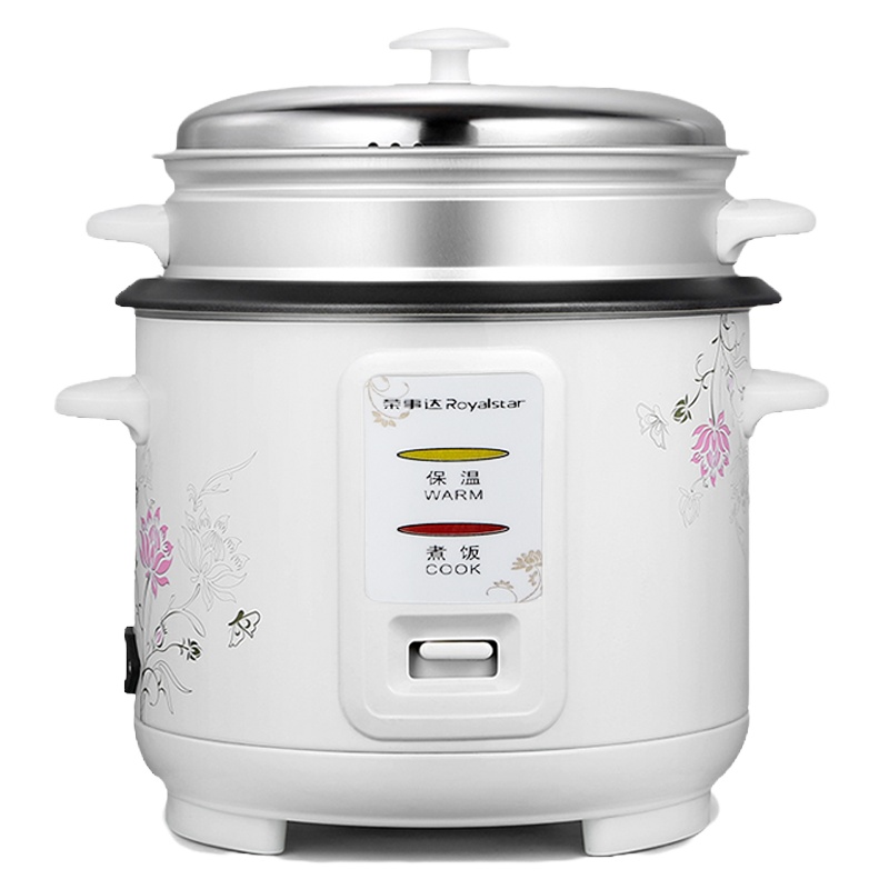 荣事达(Royalstar)电饭锅RZ-30G(W)带蒸笼迷你小型电饭煲家用饭锅3L容量智能迷你1-2-3-4-5人煮饭