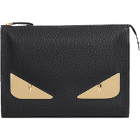FENDI 男士牛皮革手拿包手包 7VA433 A7SR