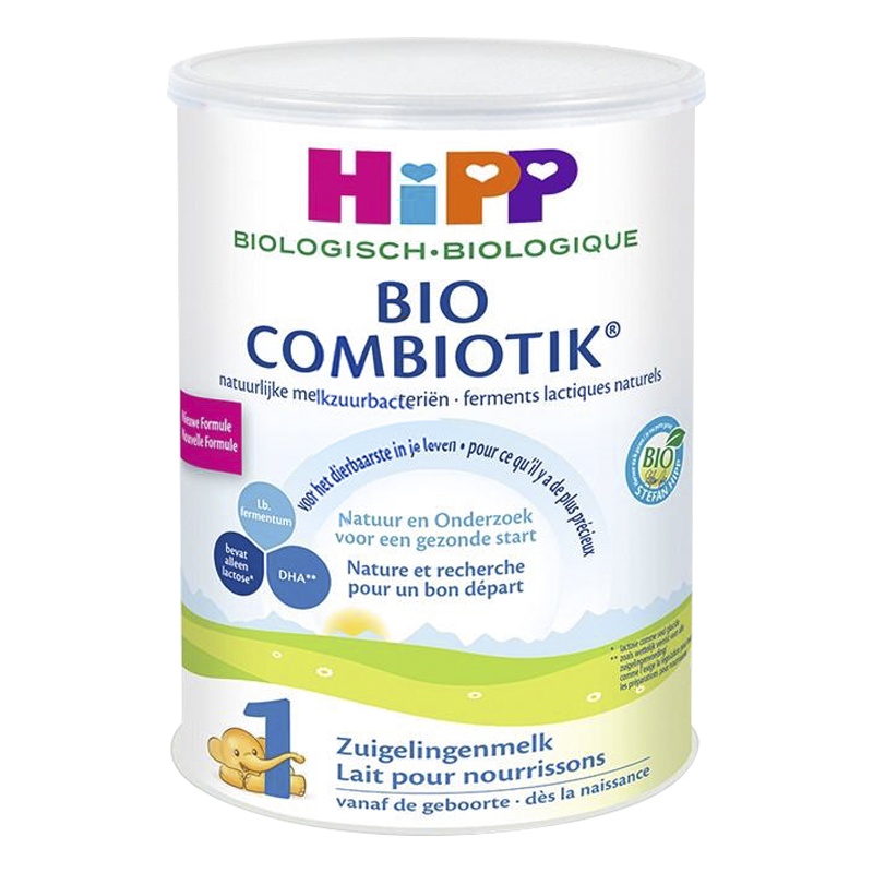 [3罐装 新效期2026年1月后]原装进口荷兰版德国喜宝(Hipp)有机益生菌奶粉1段奶粉800g(新包装)