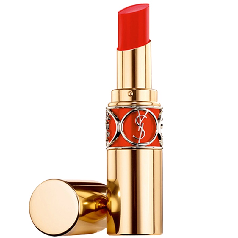 [国内专柜版 专柜礼袋 礼盒装]圣罗兰莹亮纯魅唇膏4.5g 圆管口红46# 橘子汽水 缎光少女唇 赠定制礼盒