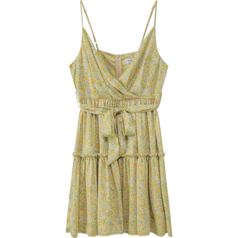 OtherMix法式下午茶连衣裙2021年夏季新款气质碎花女式吊带裙子潮