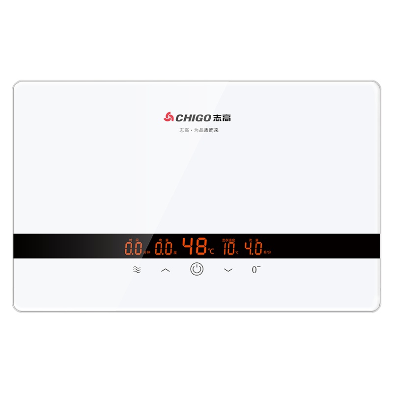 志高(CHIGO)即热式电热水器 快热式热水器触控式 变频恒温 快速即热 KB828 8.5KW