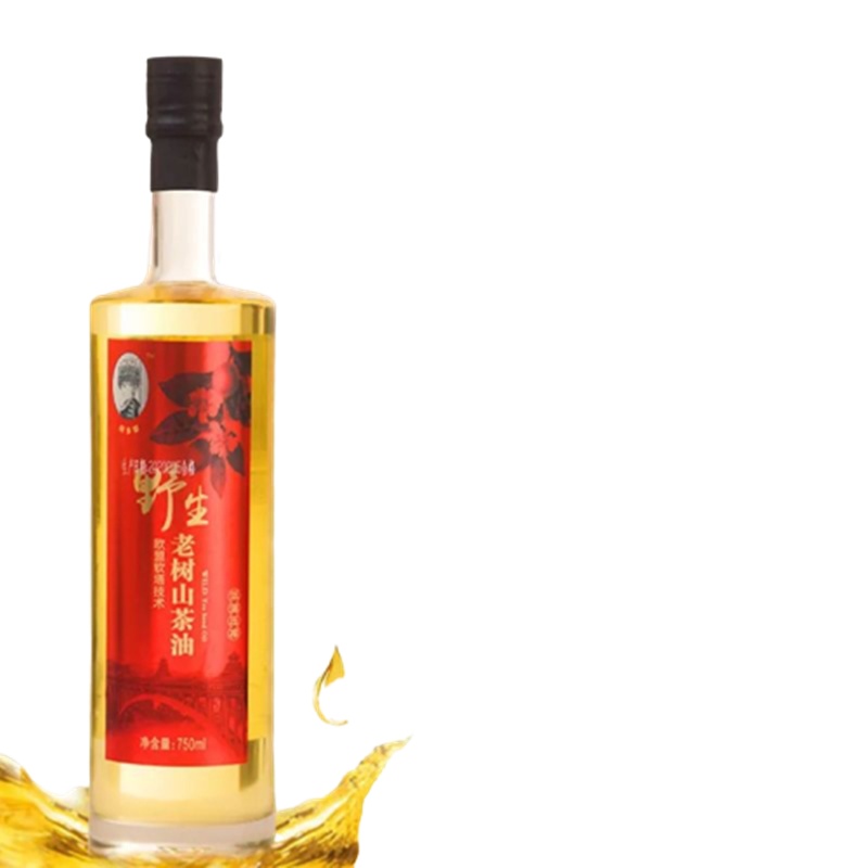 侗多耶扶贫产品有机油茶籽油 低温冷榨山茶油 食用油 750ml*2 礼盒装山茶油