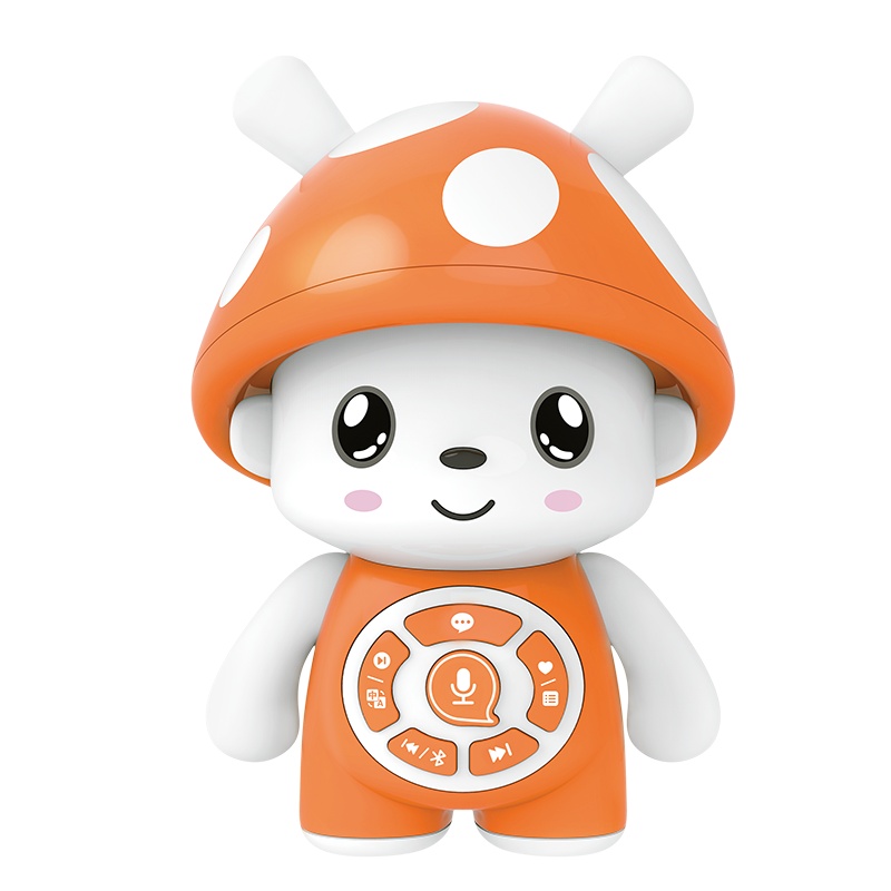 奥多拉萌兔智能早教故事机橙色 支持2.4G频段WiFi 支持TF卡