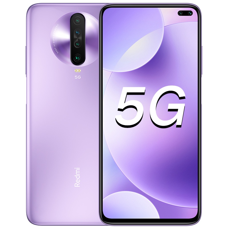小米(MI) Redmi K30 5G版本   紫玉幻境 6GB内存128GB存储全面屏索尼6400万后置四摄 4500mAh超长续航 30W快充 5G游戏学生拍照手机