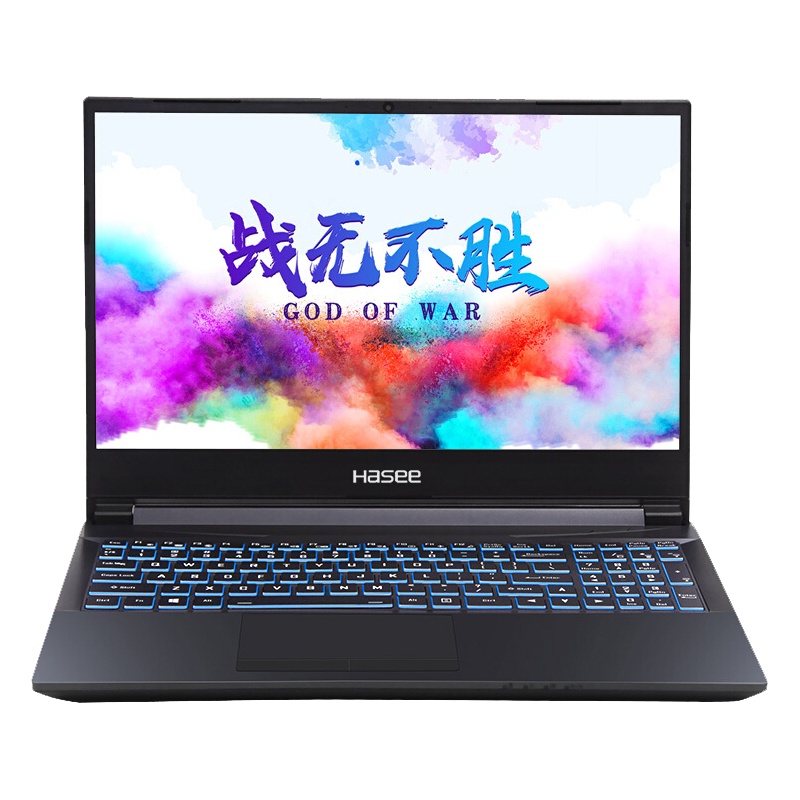 神舟战神（Hasee）Z7M-CU7NA 15.6英寸电竞吃鸡游戏本全面屏新款笔记本电脑（十代英特尔酷睿I7-10750H 8GB 512GB SSD GTX1650 )
