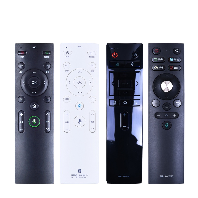 [精选]原装适用康佳电视机遥控器语音通用KW-YF305 YF307 YF305C YF KW-YF302黑色蓝牙语音款
