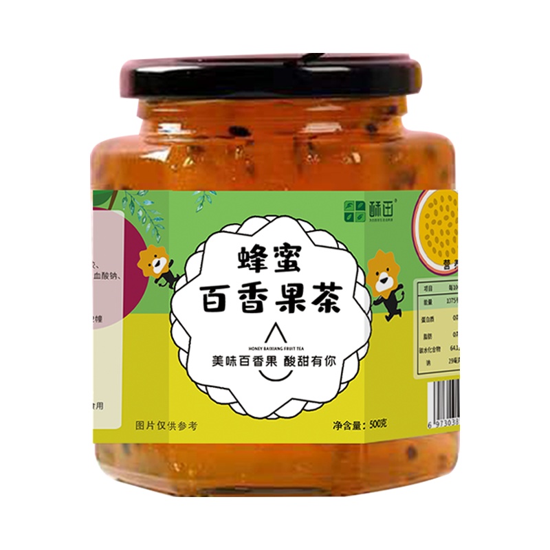 酥田蜂蜜百香果茶500g