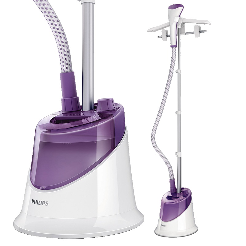 飞利浦(Philips)蒸汽立式挂烫机GC506单杆1500W家用手持/挂式电熨斗1.4L分离式水箱2挡温度调节