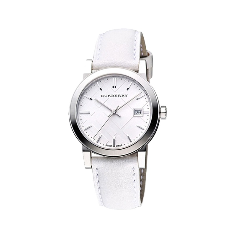 巴宝莉（Burberry） 经典英伦休闲时尚女士手表 BU9128 白色