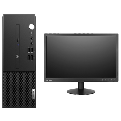 联想（Lenovo）台式电脑 启天M430-B127(C) i5-10500/8G/128固态/DVDRW/集显/中兴新支点V3/23.8英寸显示器/三年保修