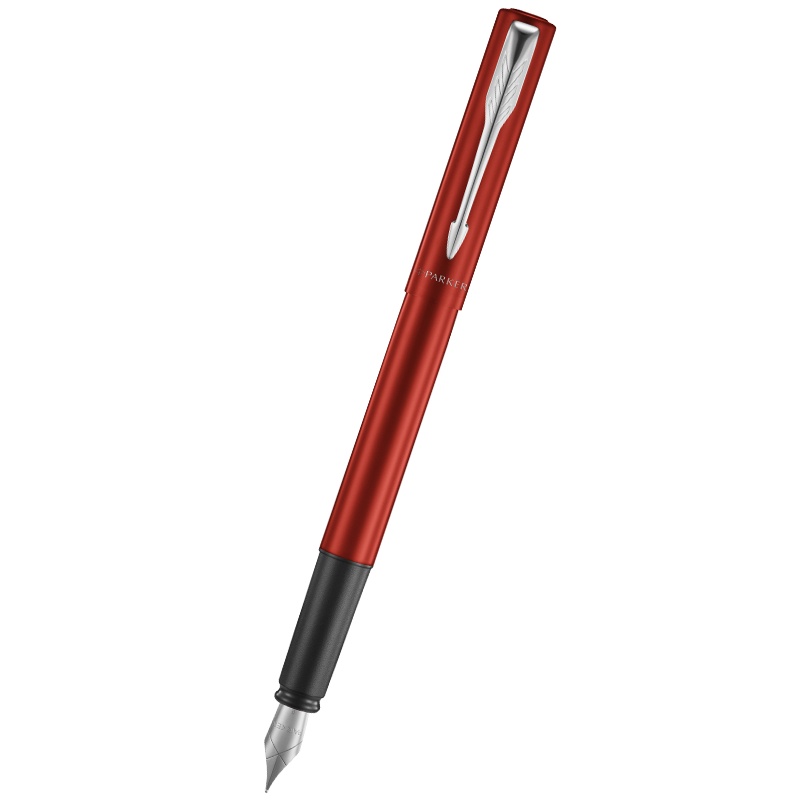派克PARKER 钢笔 威雅XL满堂红金夹墨水笔+小墨水礼盒 学生办公用品书写金属不锈钢F笔尖0.5mm 可吸墨可替墨囊