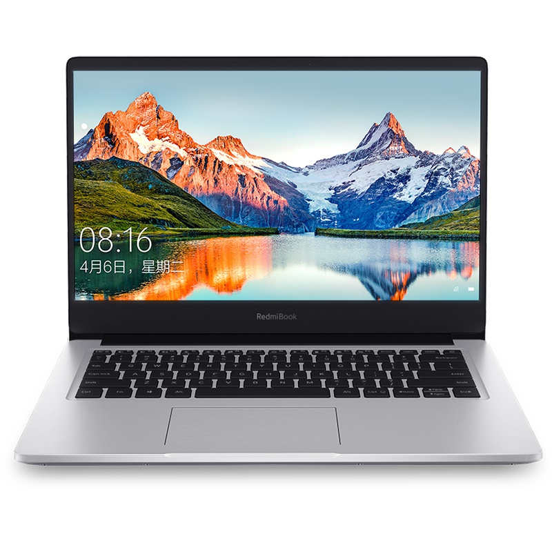 小米(MI)RedmiBook 14英寸轻薄本2019新款全金属笔记本电脑(I5-8265U 8G 256GB SSD固态硬盘 Win10正版 Offfice正版)智能解锁银色