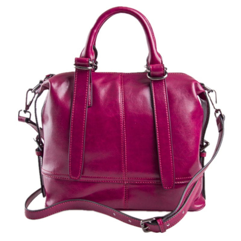 菱格三宅世家(MVO MVO LGSZSJ)女士欧美女包牛皮包包单肩包斜跨包女包