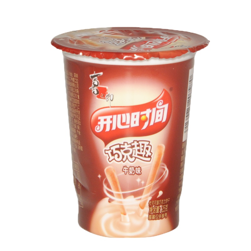 喜之郎开心时间 25克巧克趣单杯装(牛奶味)