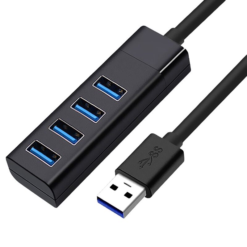 飞利浦 USB分线器3.0高速扩展一拖四多接口