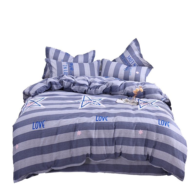 宜恋床品四件套床上用品双人床品套件床单被罩简约北欧风格