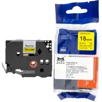 扬帆耐立(YFHC) TZ-641标签色带(黄底黑字/18mm) 适用PT18R/300/300B/310/310B