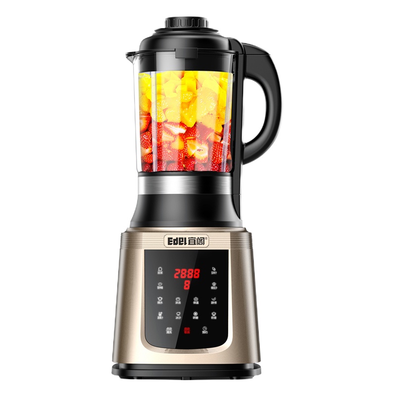 WQMD宜阁(edei)加热型智能全自动破壁料理机A05C香槟金(14种功能)A05C