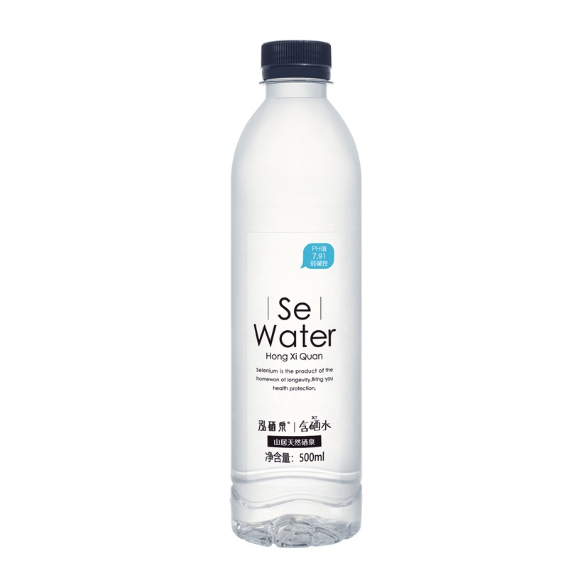 泓硒泉天然矿泉水含硒饮用水来自天府之国弱碱500ml*24