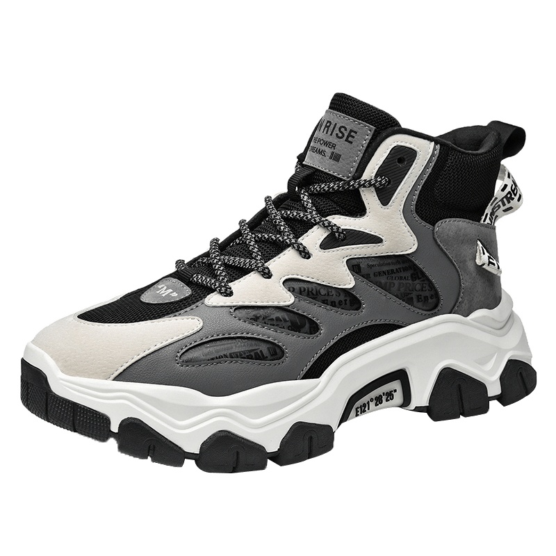 高帮鞋男2020新款秋季百搭休闲男鞋时尚潮鞋韩版潮流运动鞋男