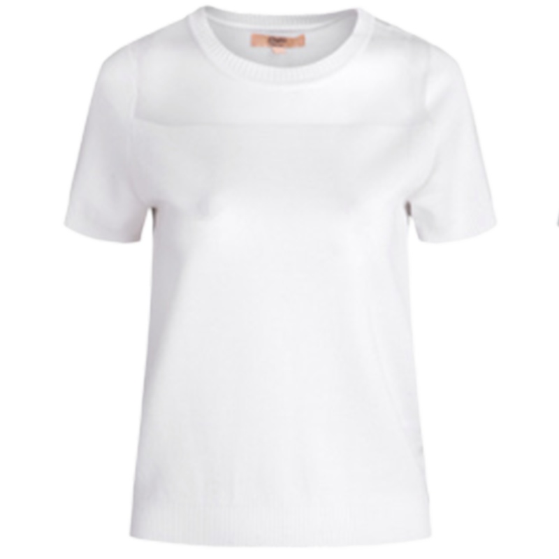 【福利款】拉夏贝尔拼接圆领针织衫