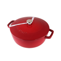 双立人(ZWILLING) SA-P005 Staub圆形多功能锅 24厘米樱桃红 单个价