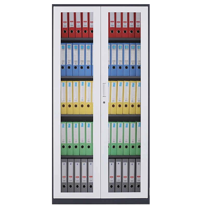 钜晟办公家具钢制文件整装柜黑白通玻器械柜文件柜JSG13