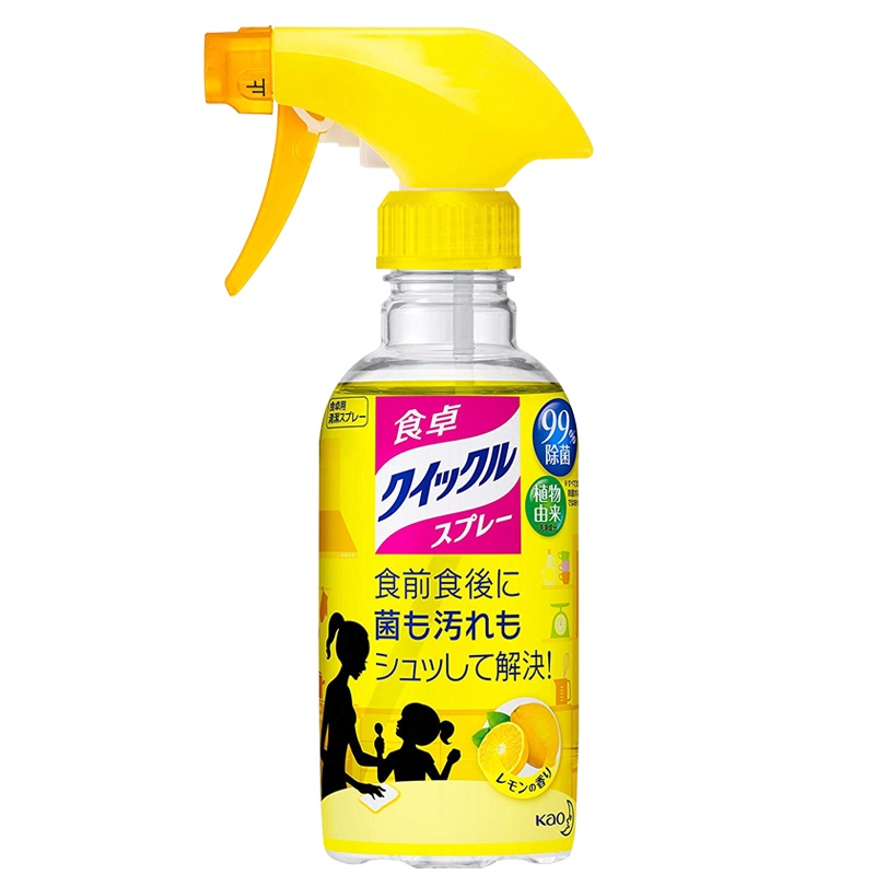 花王(KAO) 餐桌玩具家居用清洁除菌喷雾 柠檬香 300ml 多功能清洁剂