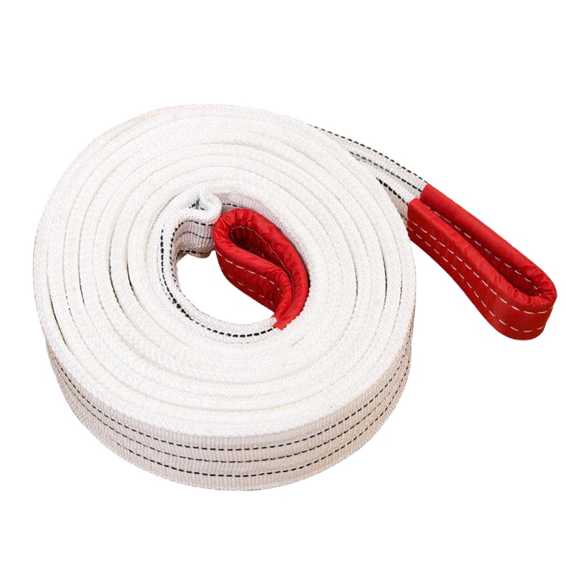 港力 1T*1M扁平工业起重吊带-白色拼红色(单位:条)