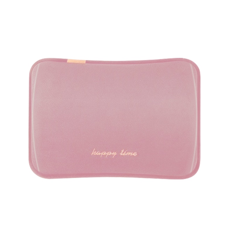 [旗舰品质]壹志充电式热水袋 安全保暖宫学校防爆可爱暖手袋暖手宝女士学生敷肚子冲电加热暖水袋已装水兔毛柔软电热水袋粉色