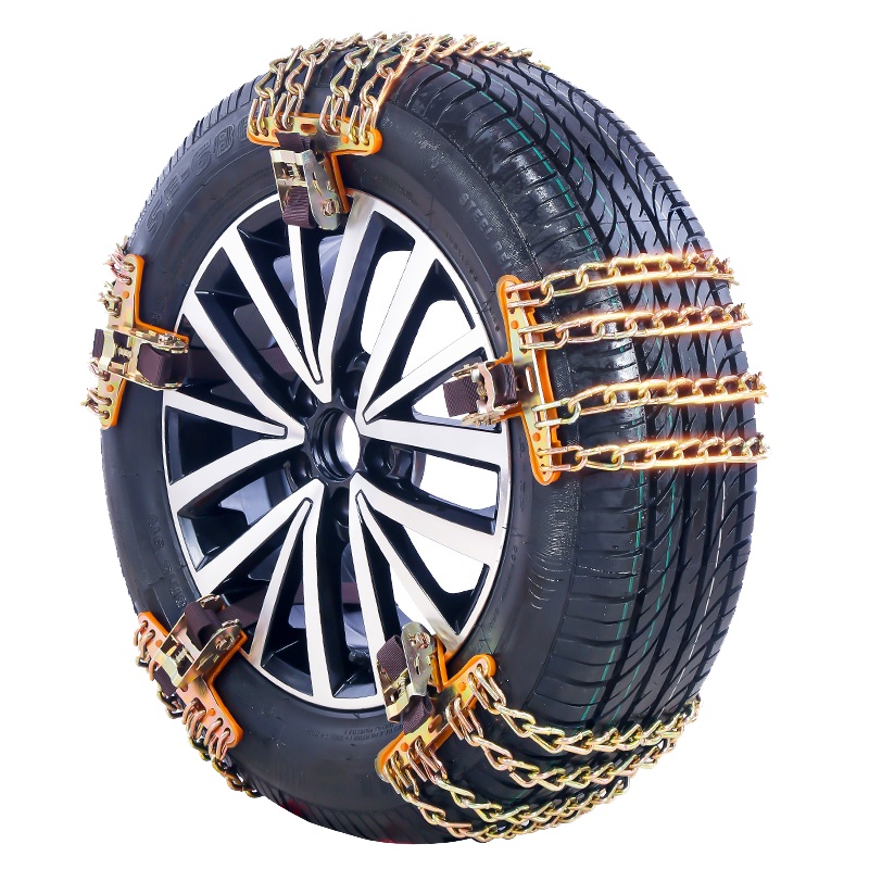 尤利特(UNIT)汽车防滑链小轿车雪地轮胎通用型SUV越野车面包车脱困铁链条轮胎防滑加厚四链10条装大号