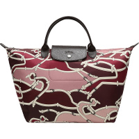 Longchamp 珑骧 女士奔马图案织物中号短柄手提包 1623 684