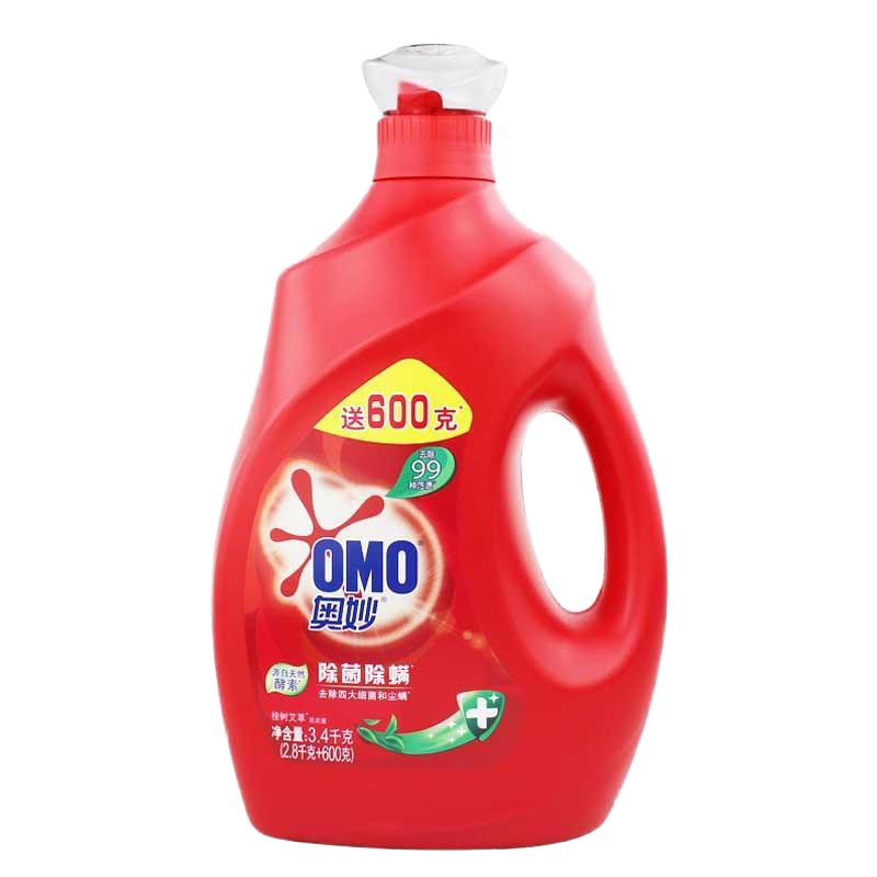 奥妙除菌除螨洗衣液 (2.8kg+600g)3.4kg