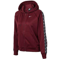 耐克(NIKE) 女子休闲连帽卫衣 W NSW HOODIE FZ LOGO TAPE BV3448-677