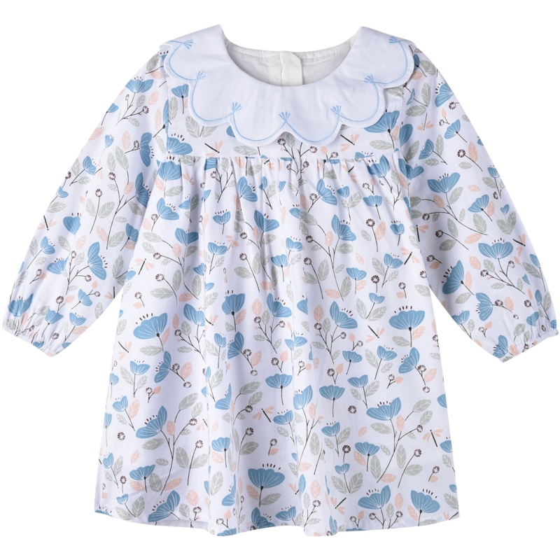 [8折价:47.2元]铅笔俱乐部童装女童连衣裙纯棉儿童公主裙春装新款小童清新甜美