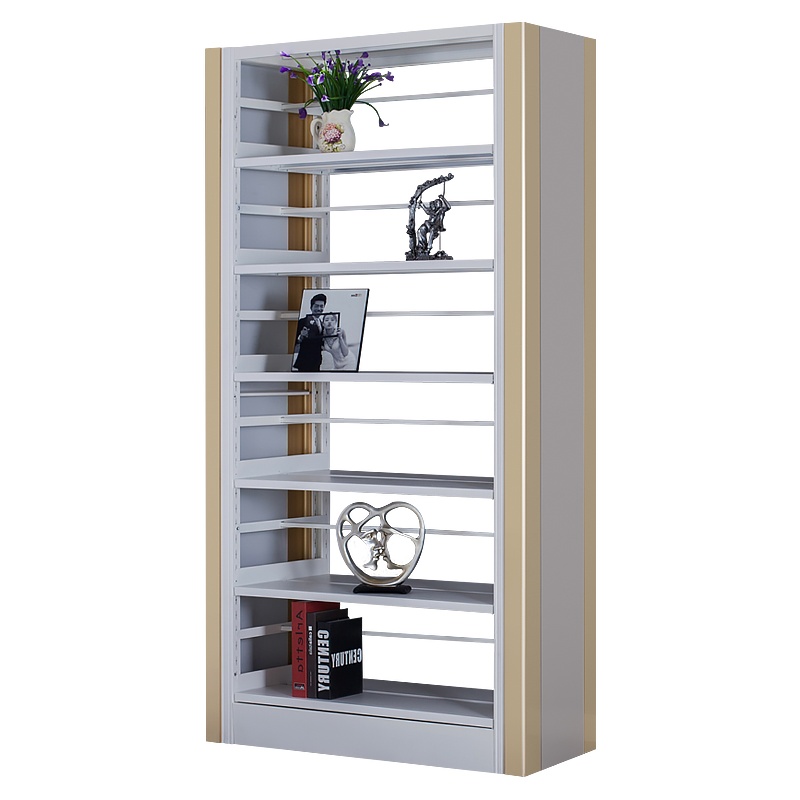 【红心家居】现代简约落地书架多用摆物架书架可调节加厚层板一列1节