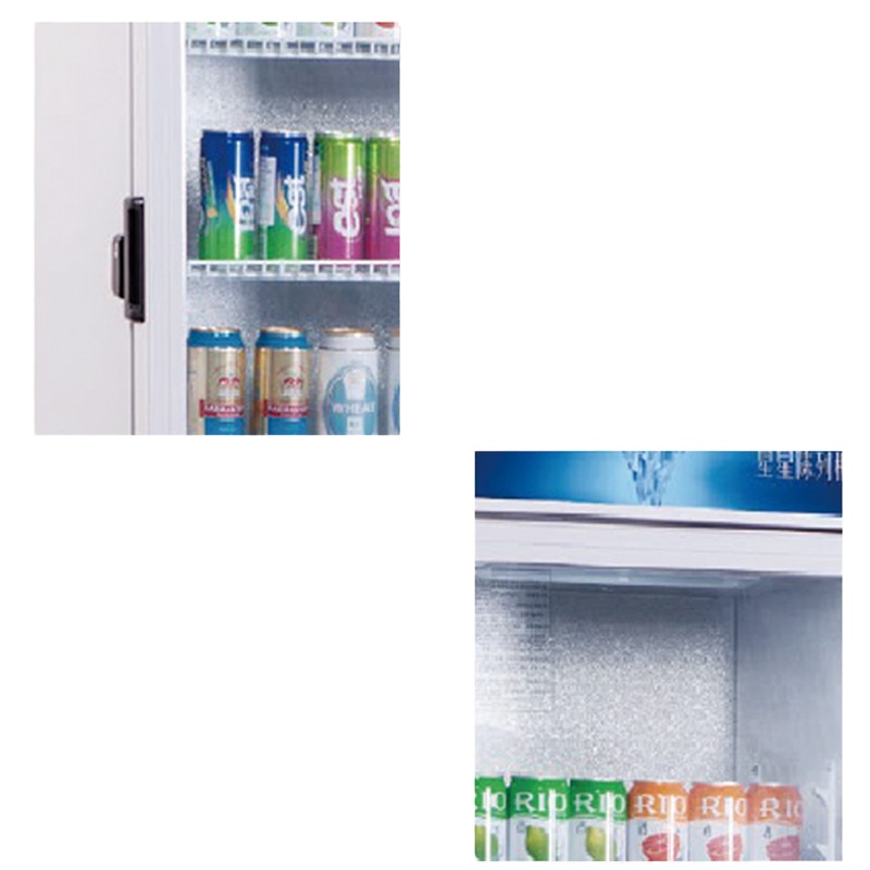 GRISTA星星(XINGX)立式冷柜防凝雾玻璃门商用立柜冰箱 LSC-303G