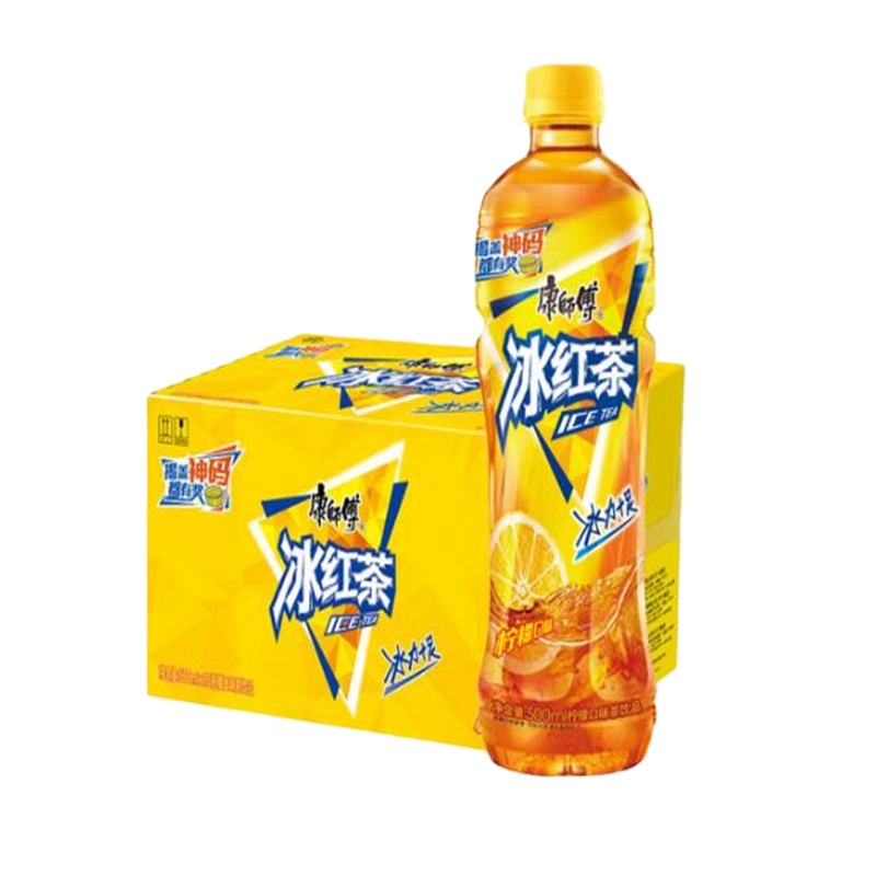 康师傅冰红茶500ml*15 柠檬味饮料瓶装 整箱