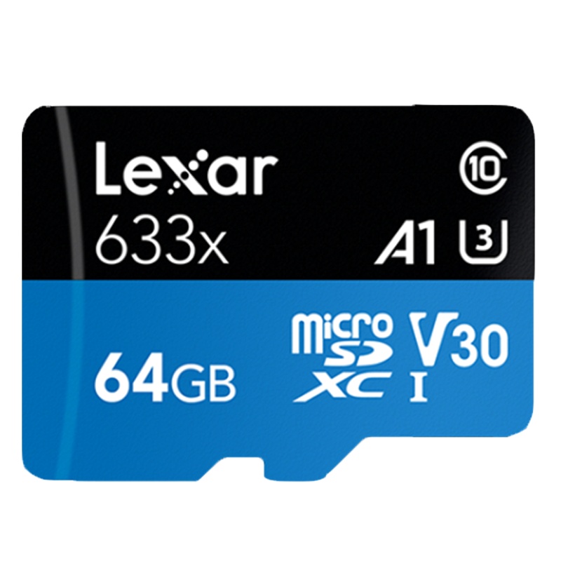 [免邮]雷克沙(Lexar)64GB TF卡 633X CLASS 10手机记录仪监控存储卡读100MB/s