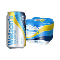 屈臣氏(Watsons)盐味苏打汽水330mlX4罐