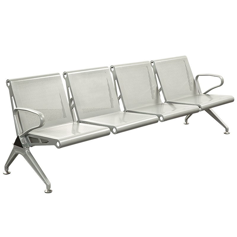 [红心家居]排椅等候区椅子四座位广场医院座椅长条凳子公共坐椅