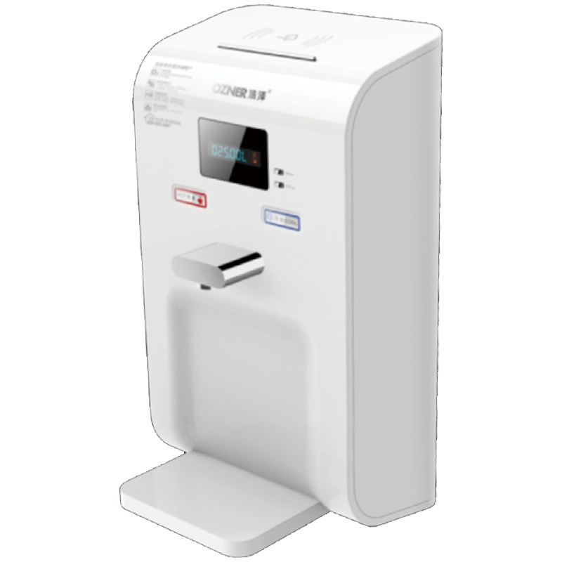 浩泽商用租赁净水器直饮机办公室公司柜式反渗透除菌除垢净饮一体机 JZY-A6GXBF配合主机使用 增加出水区域