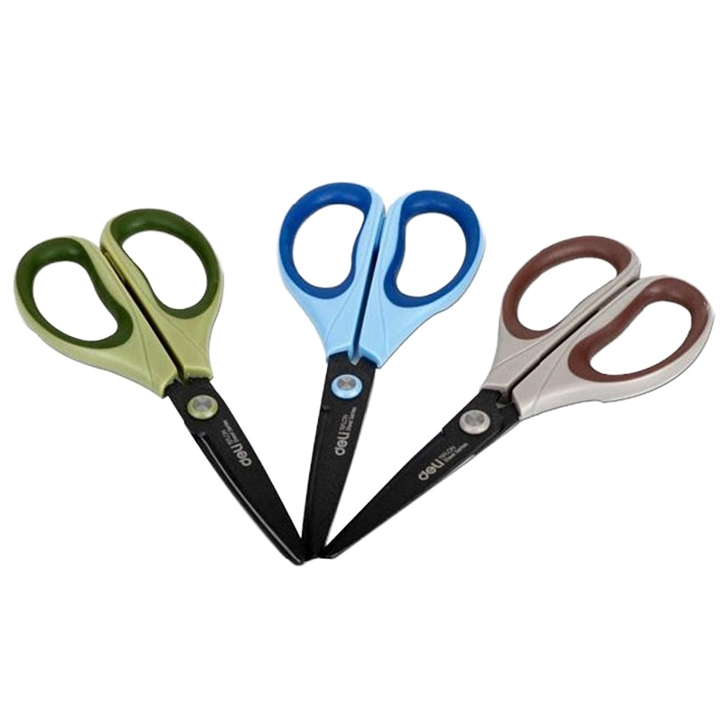 得力6055特氟龙剪刀(混)(把)